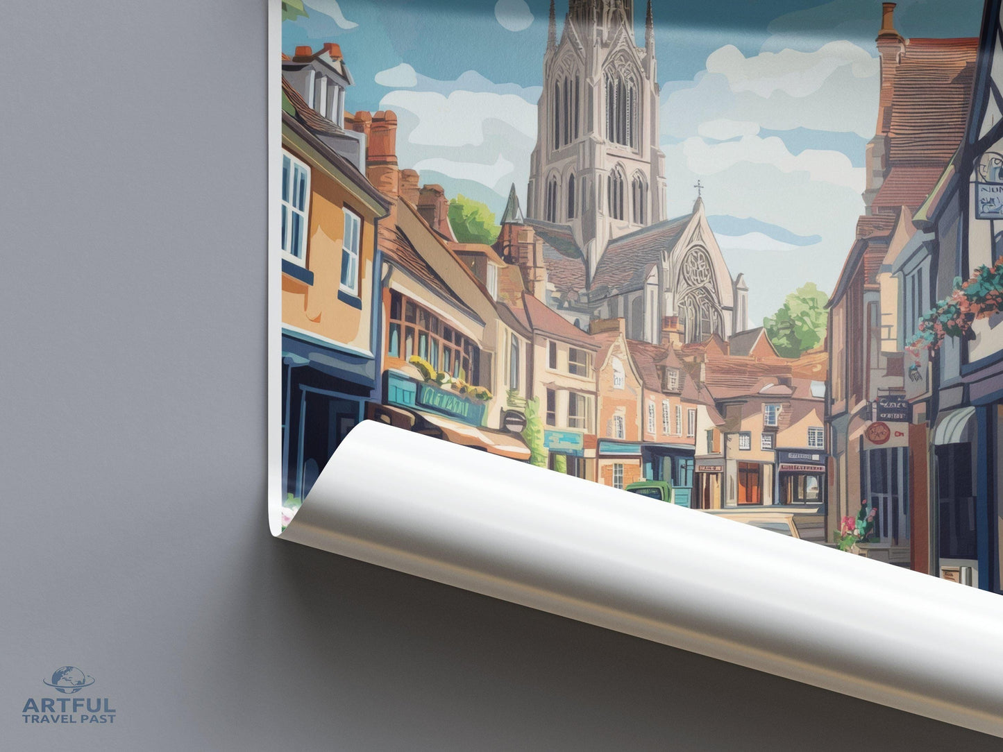 Gloucester Poster - England Wall Art