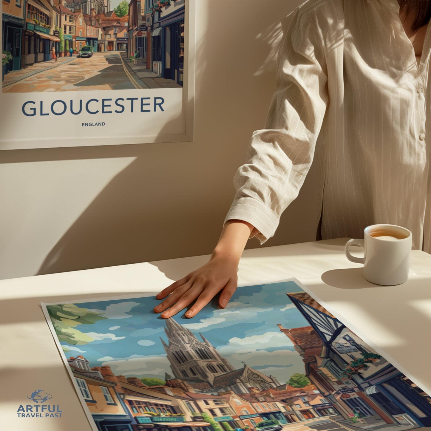 Gloucester Poster - England Wall Art