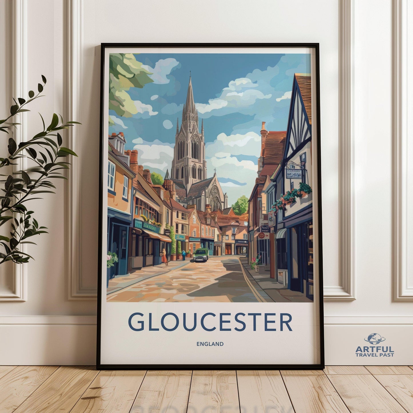 Gloucester Poster - England Wall Art