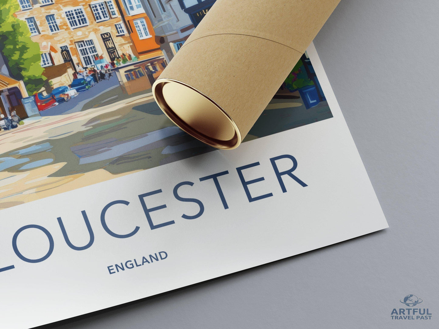 Gloucester Poster | England Wall Art | UK Decor