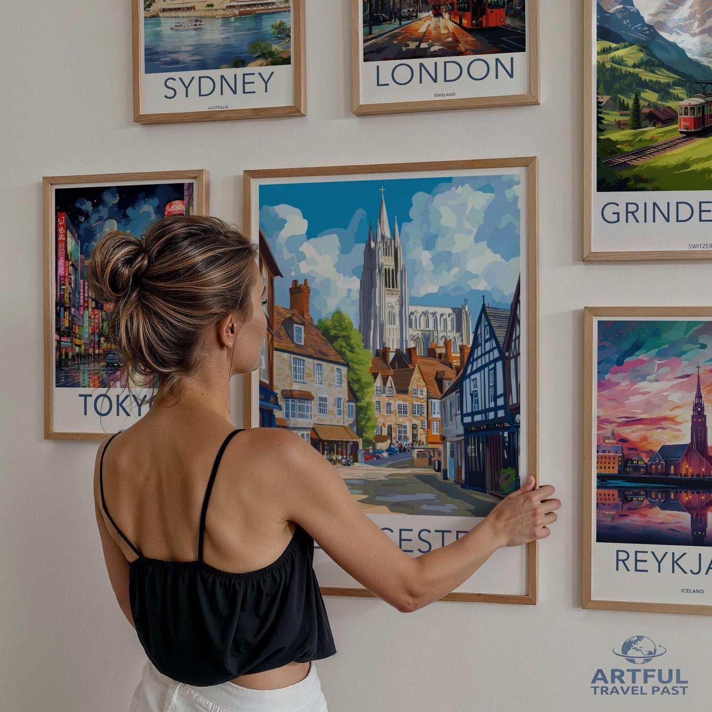 Gloucester Poster | England Wall Art | UK Decor