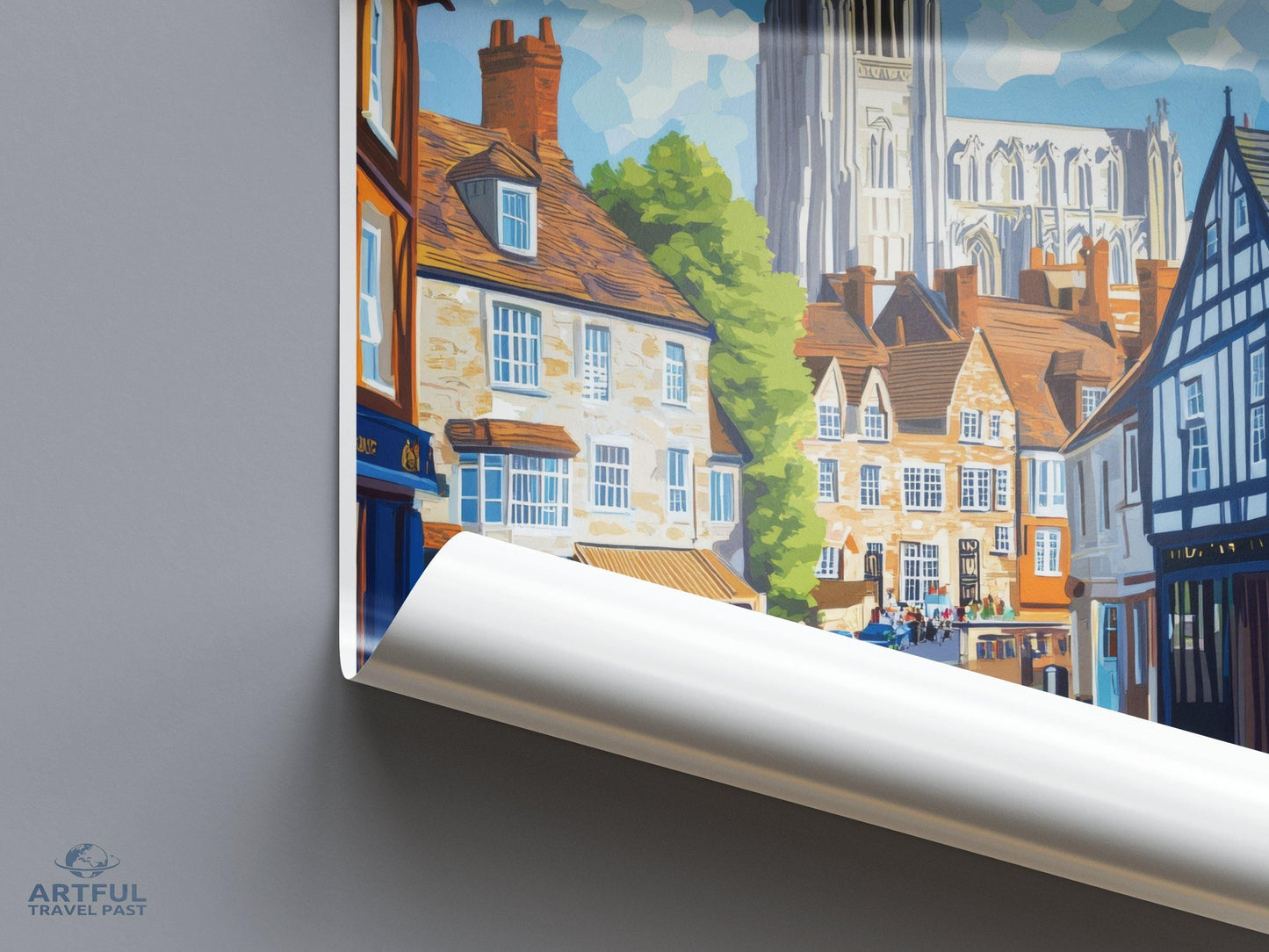 Gloucester Poster | England Wall Art | UK Decor