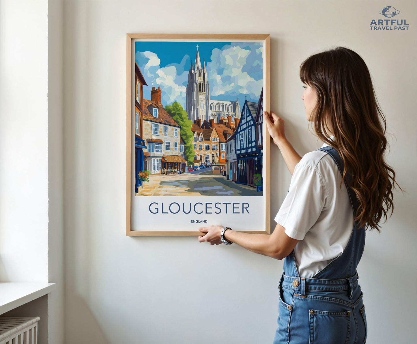 Gloucester Poster | England Wall Art | UK Decor