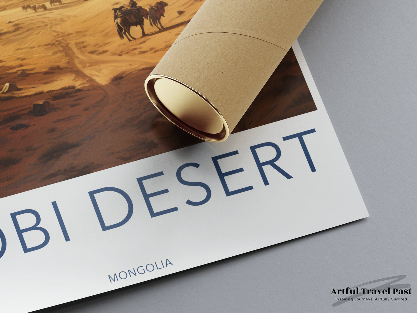 Gobi Desert Poster | Mongolia Wall Art | Asia Decor