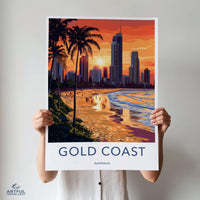 Gold Coast Poster - Australia Wall Art