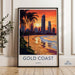 Gold Coast Poster - Australia Wall Art