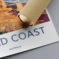 Gold Coast Poster - Australia Wall Art