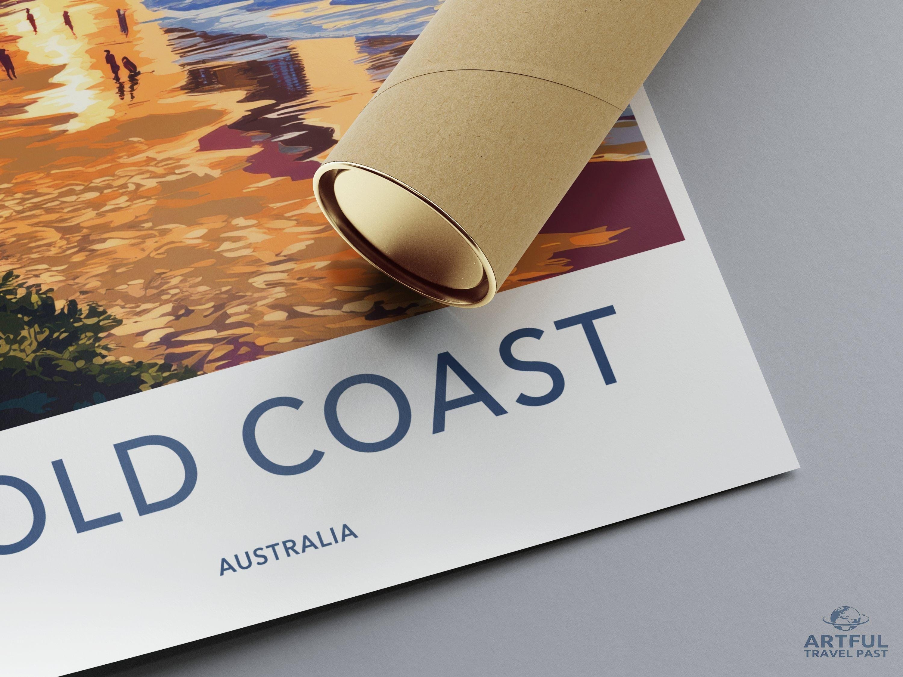 Gold Coast Poster - Australia Wall Art