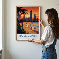 Gold Coast Poster - Australia Wall Art