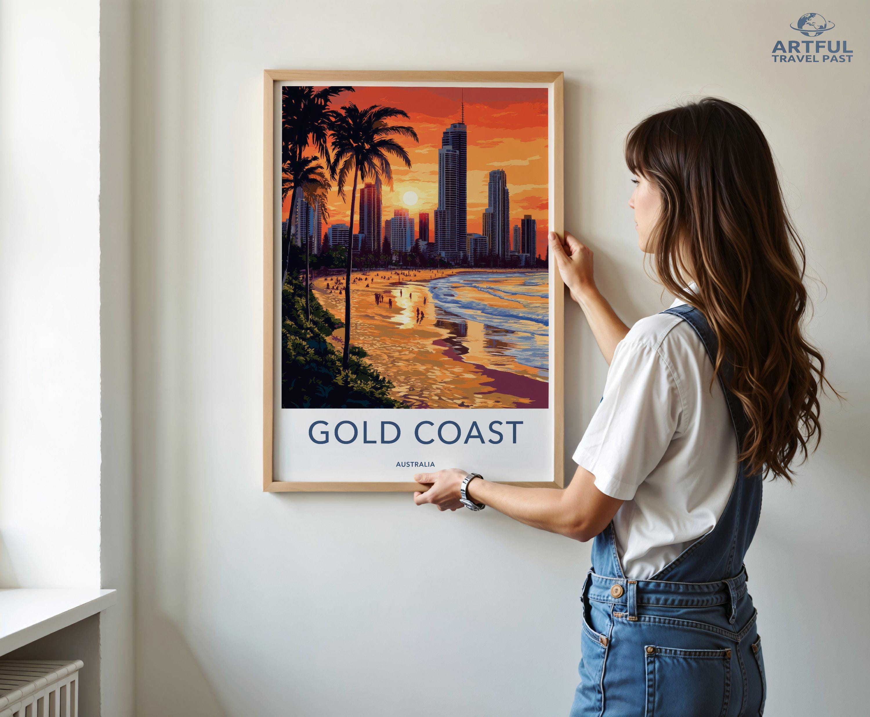 Gold Coast Poster - Australia Wall Art