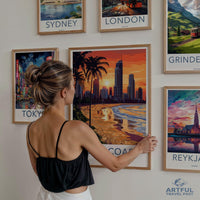 Gold Coast Poster - Australia Wall Art