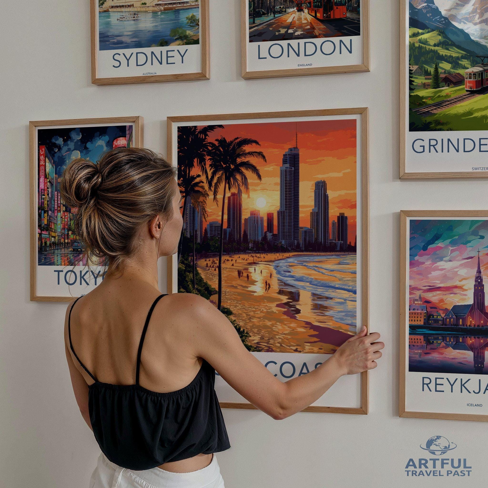 Gold Coast Poster - Australia Wall Art