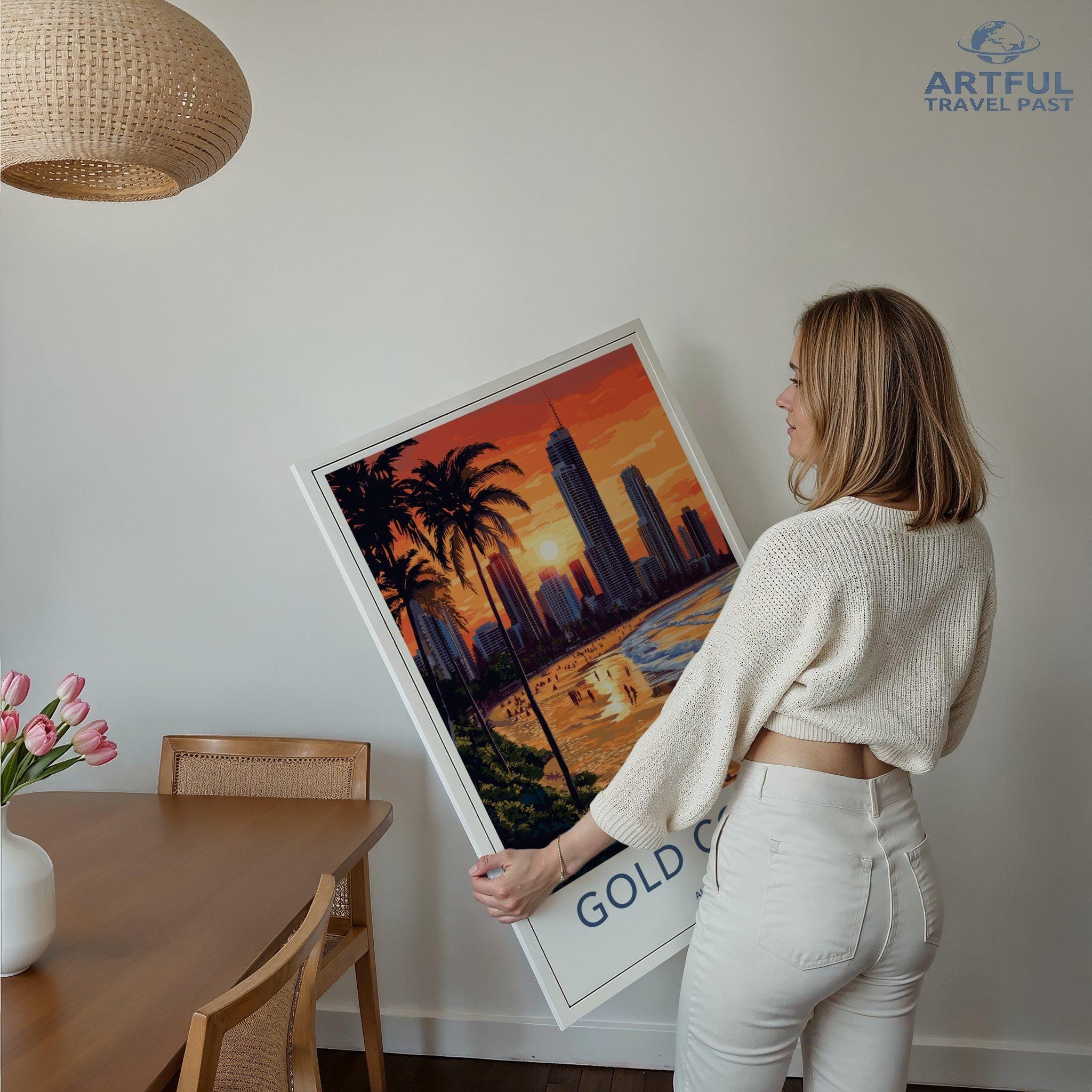 Gold Coast Poster - Australia Wall Art