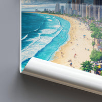 Gold Coast Poster - Australia Wall Art