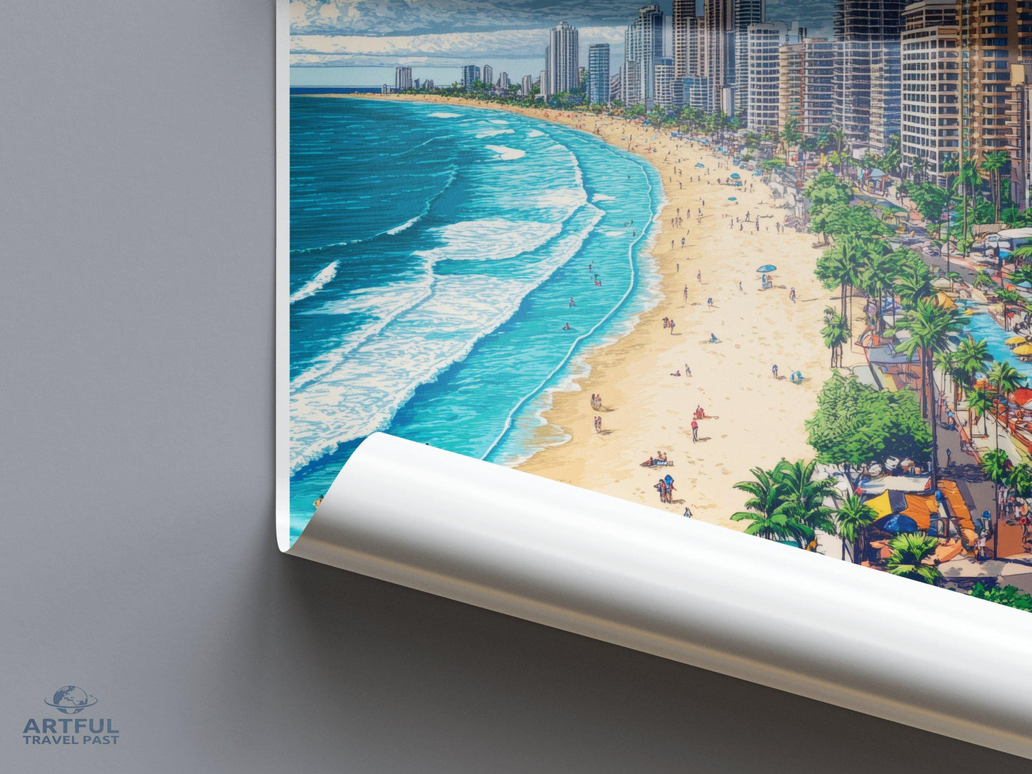 Gold Coast Poster - Australia Wall Art