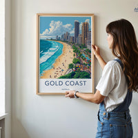 Gold Coast Poster - Australia Wall Art