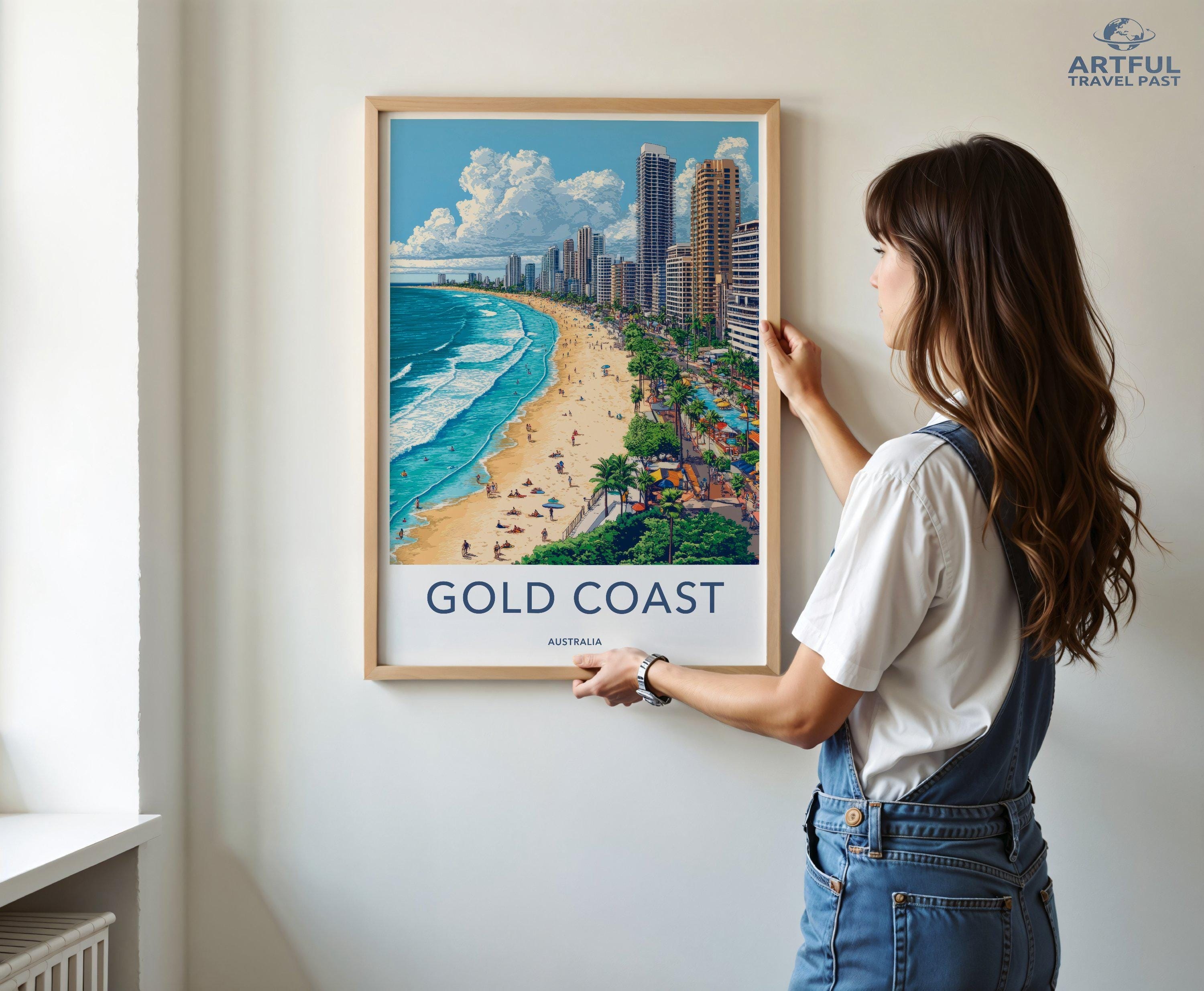 Gold Coast Poster - Australia Wall Art