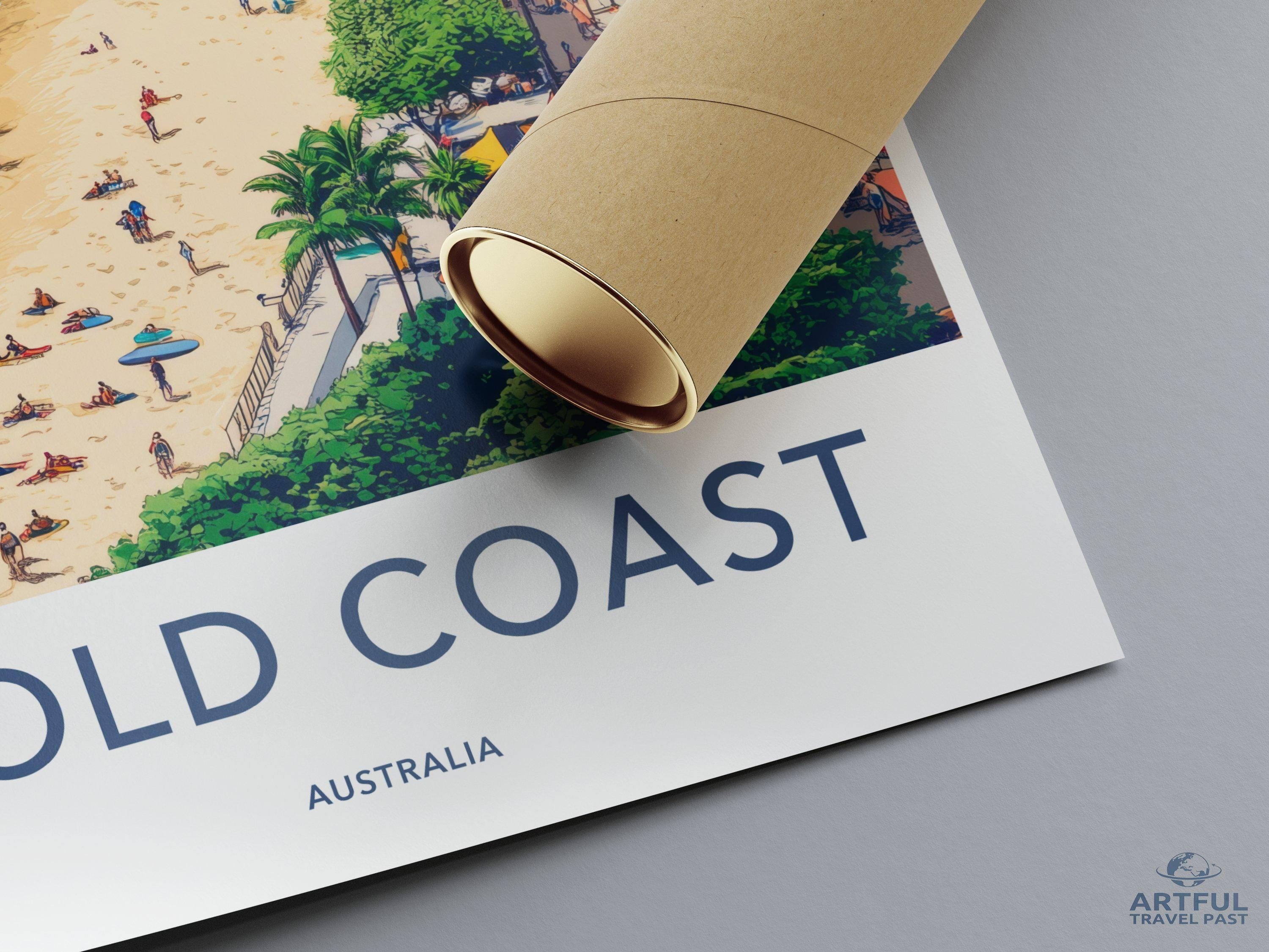 Gold Coast Poster - Australia Wall Art