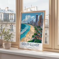 Gold Coast Poster - Australia Wall Art