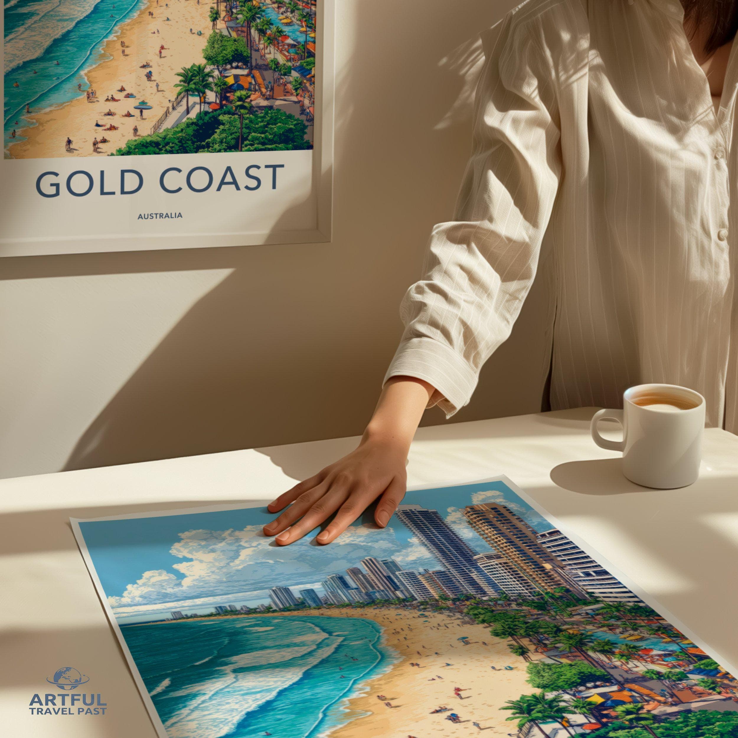Gold Coast Poster - Australia Wall Art