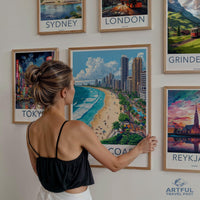 Gold Coast Poster - Australia Wall Art