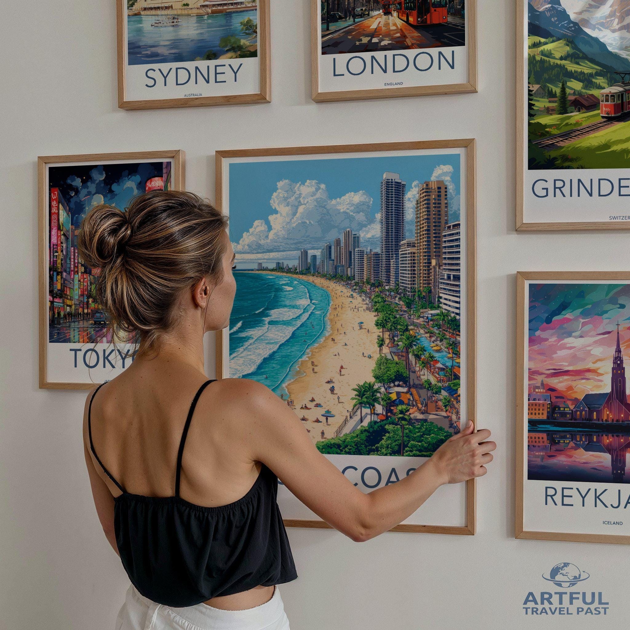 Gold Coast Poster - Australia Wall Art