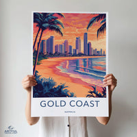 Gold Coast Poster - Australia Wall Art