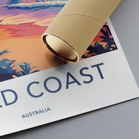 Gold Coast Poster - Australia Wall Art