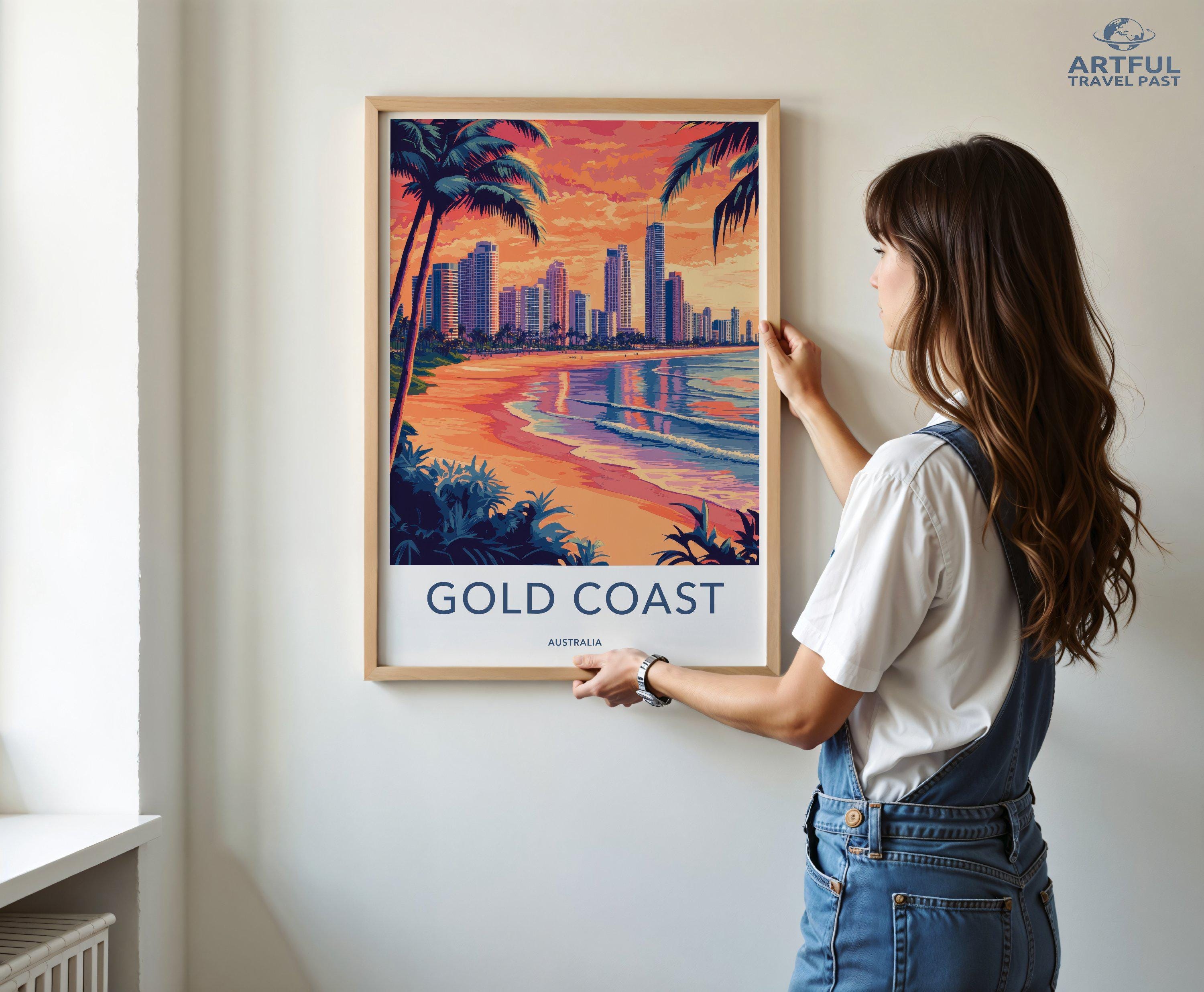 Gold Coast Poster - Australia Wall Art