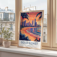 Gold Coast Poster - Australia Wall Art