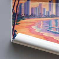 Gold Coast Poster - Australia Wall Art