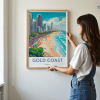 Gold Coast Poster - Australia Wall Art