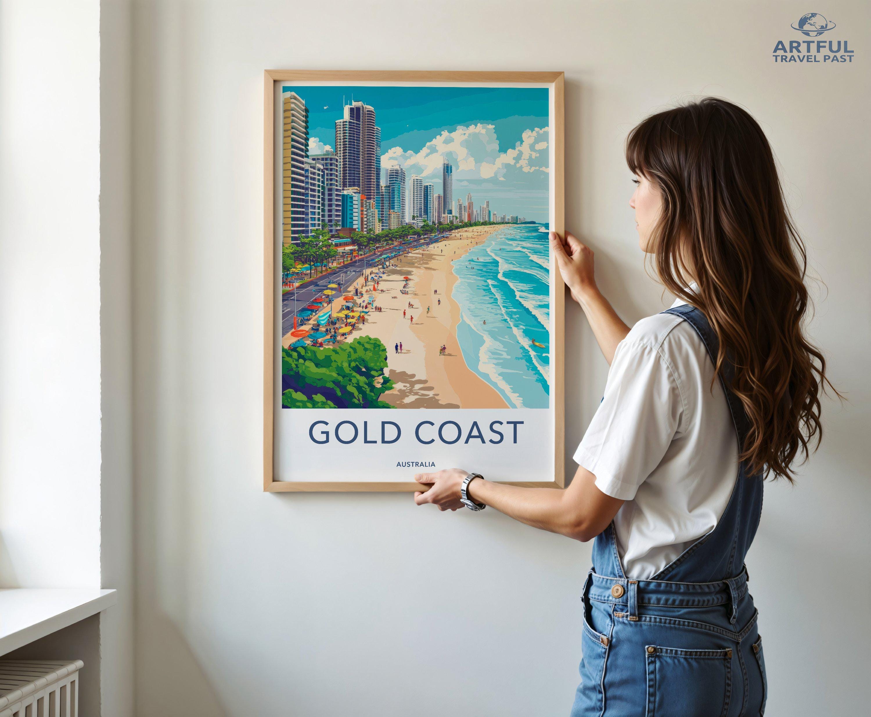 Gold Coast Poster - Australia Wall Art