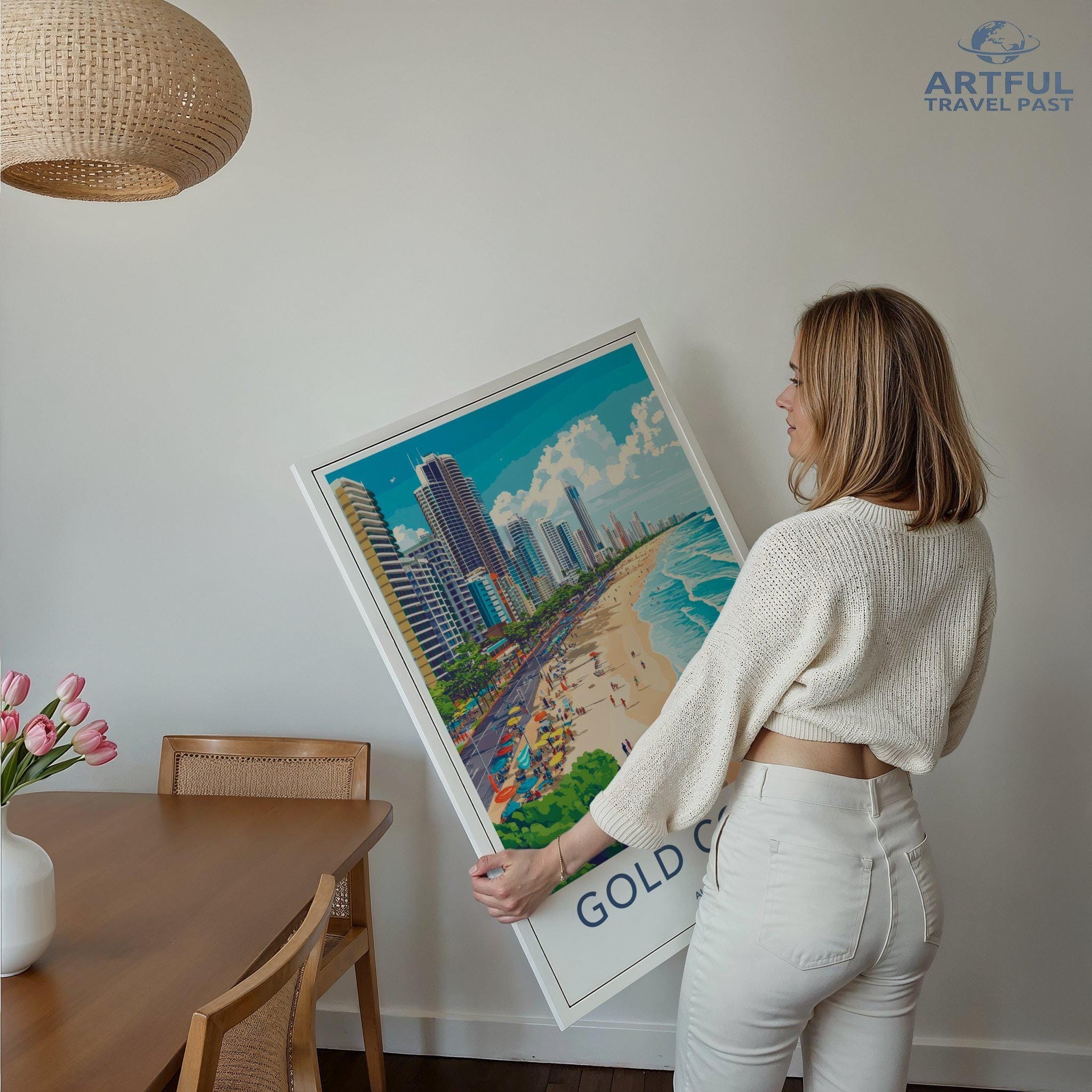 Gold Coast Poster - Australia Wall Art