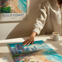 Gold Coast Poster - Australia Wall Art
