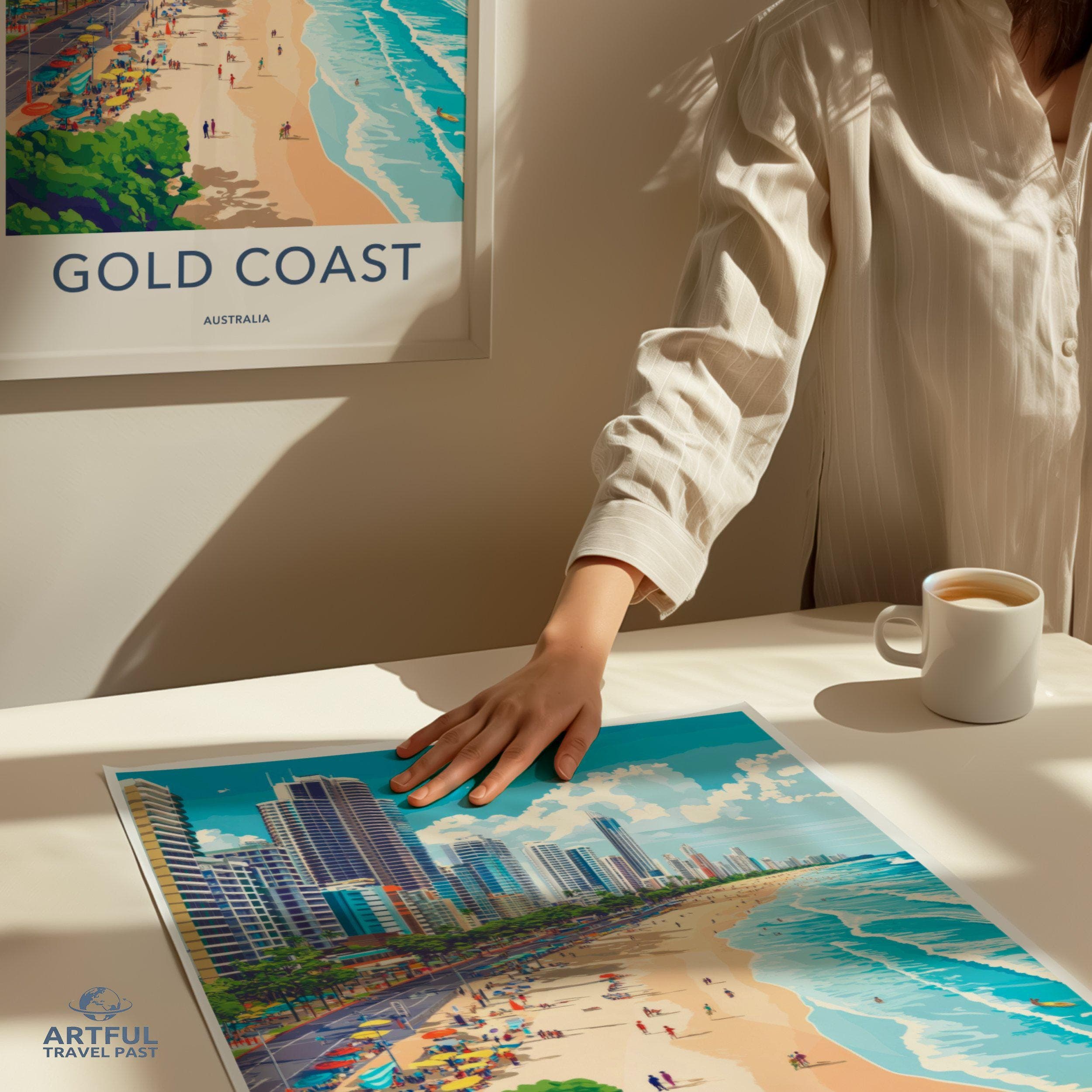 Gold Coast Poster - Australia Wall Art