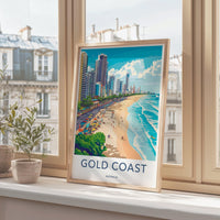 Gold Coast Poster - Australia Wall Art
