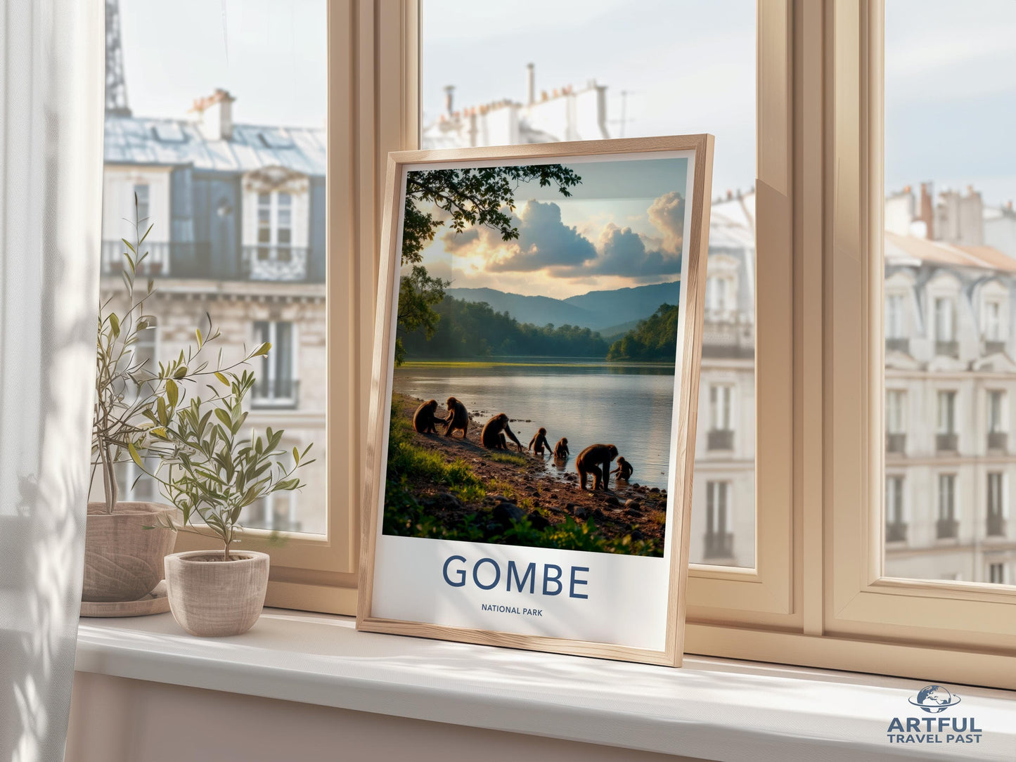 Gombe National Park Poster - Tanzania Wall Art