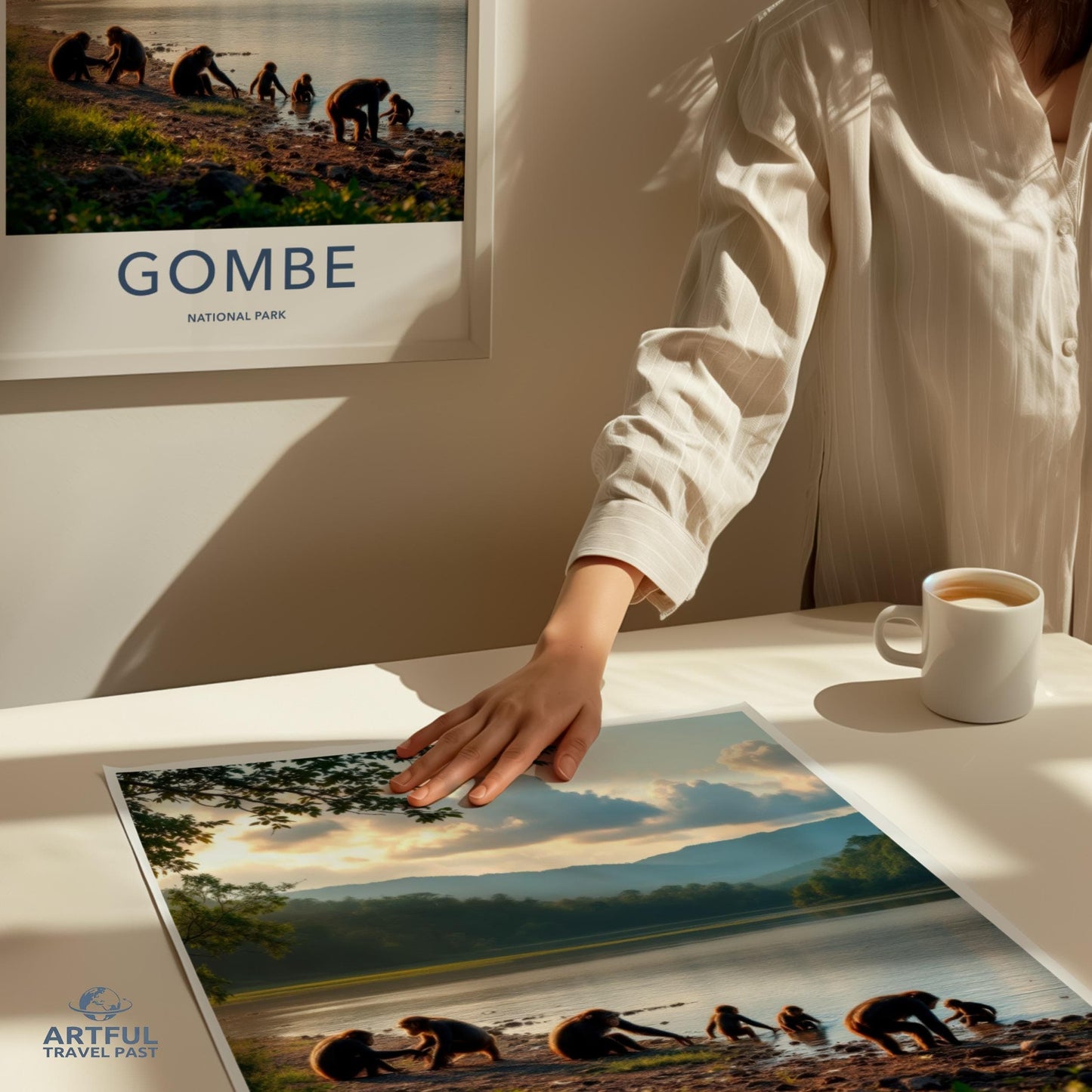 Gombe National Park Poster - Tanzania Wall Art
