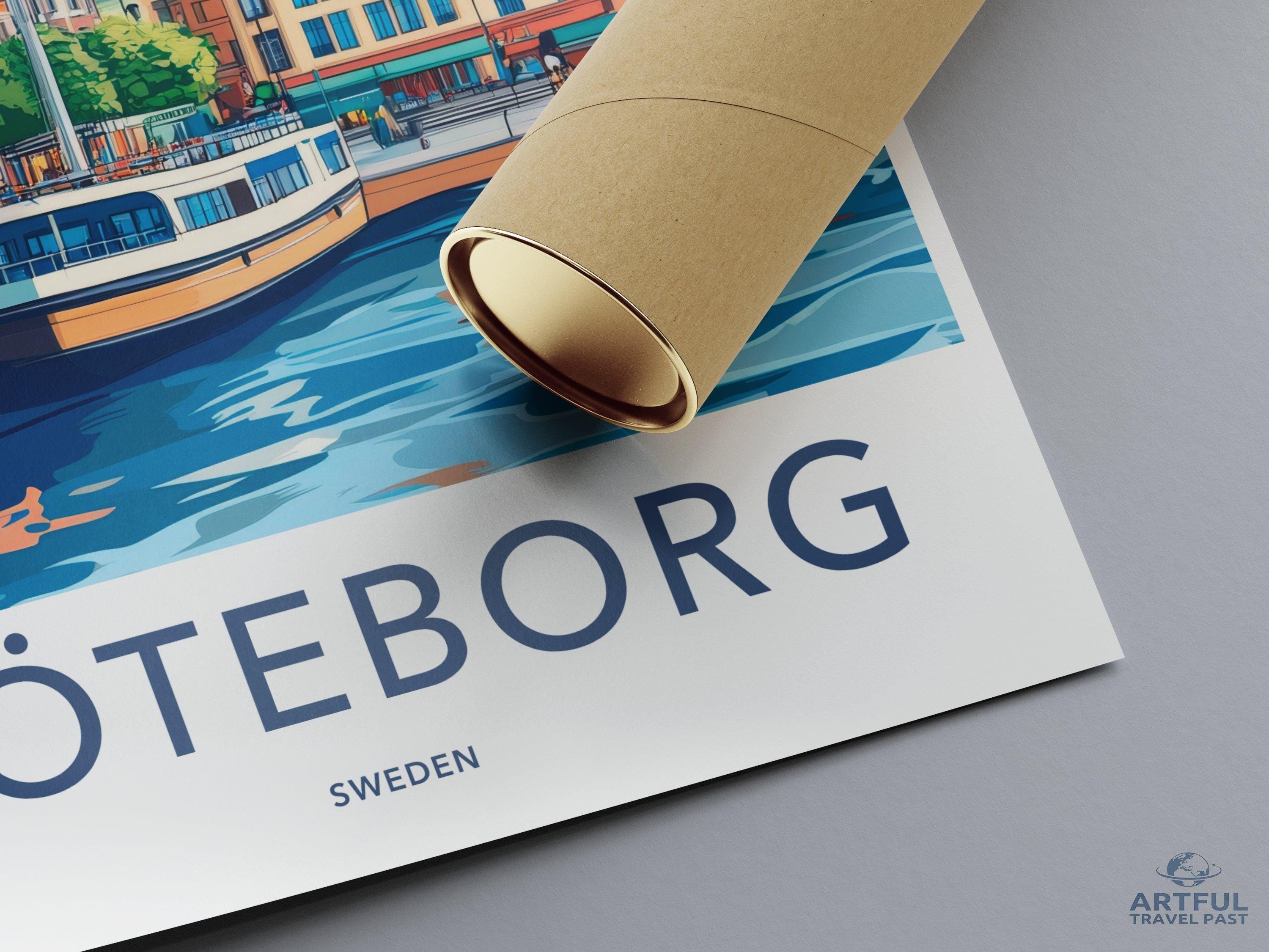 Goteborg Poster Poster - Sweden Wall Art