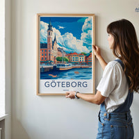 Goteborg Poster Poster - Sweden Wall Art