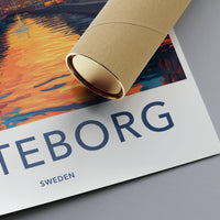 Göteborg Poster Poster - Sweden Wall Art