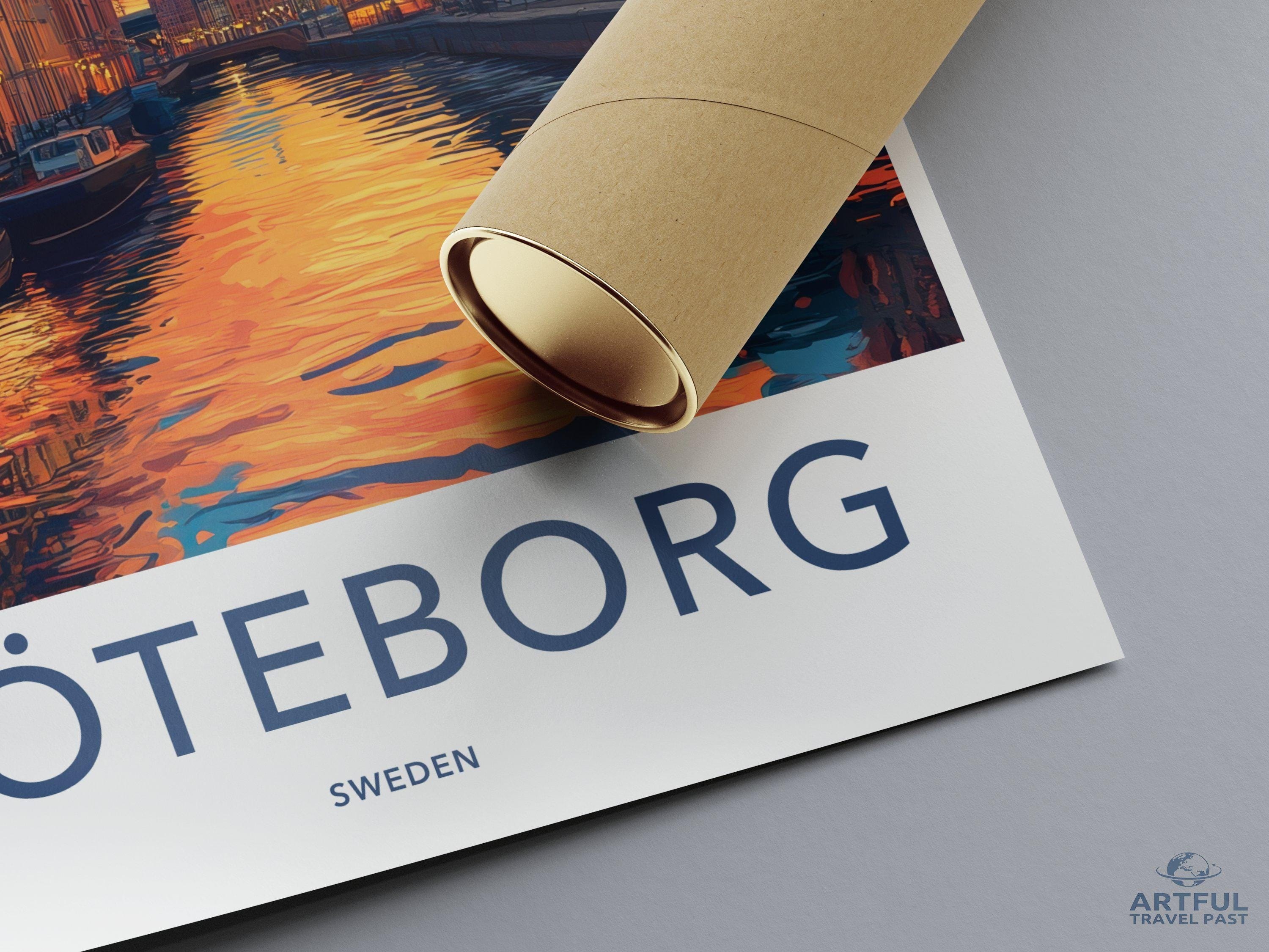 Göteborg Poster Poster - Sweden Wall Art