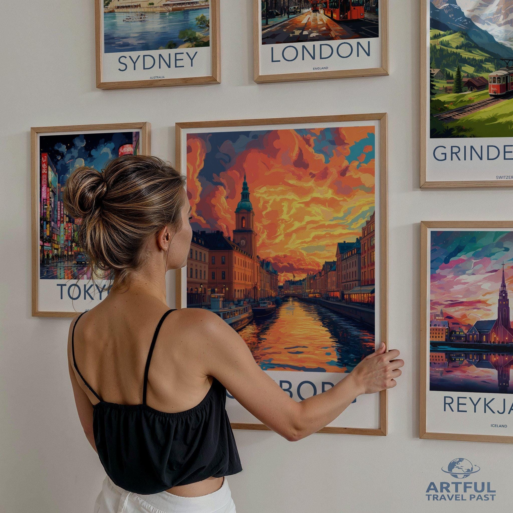 Göteborg Poster Poster - Sweden Wall Art