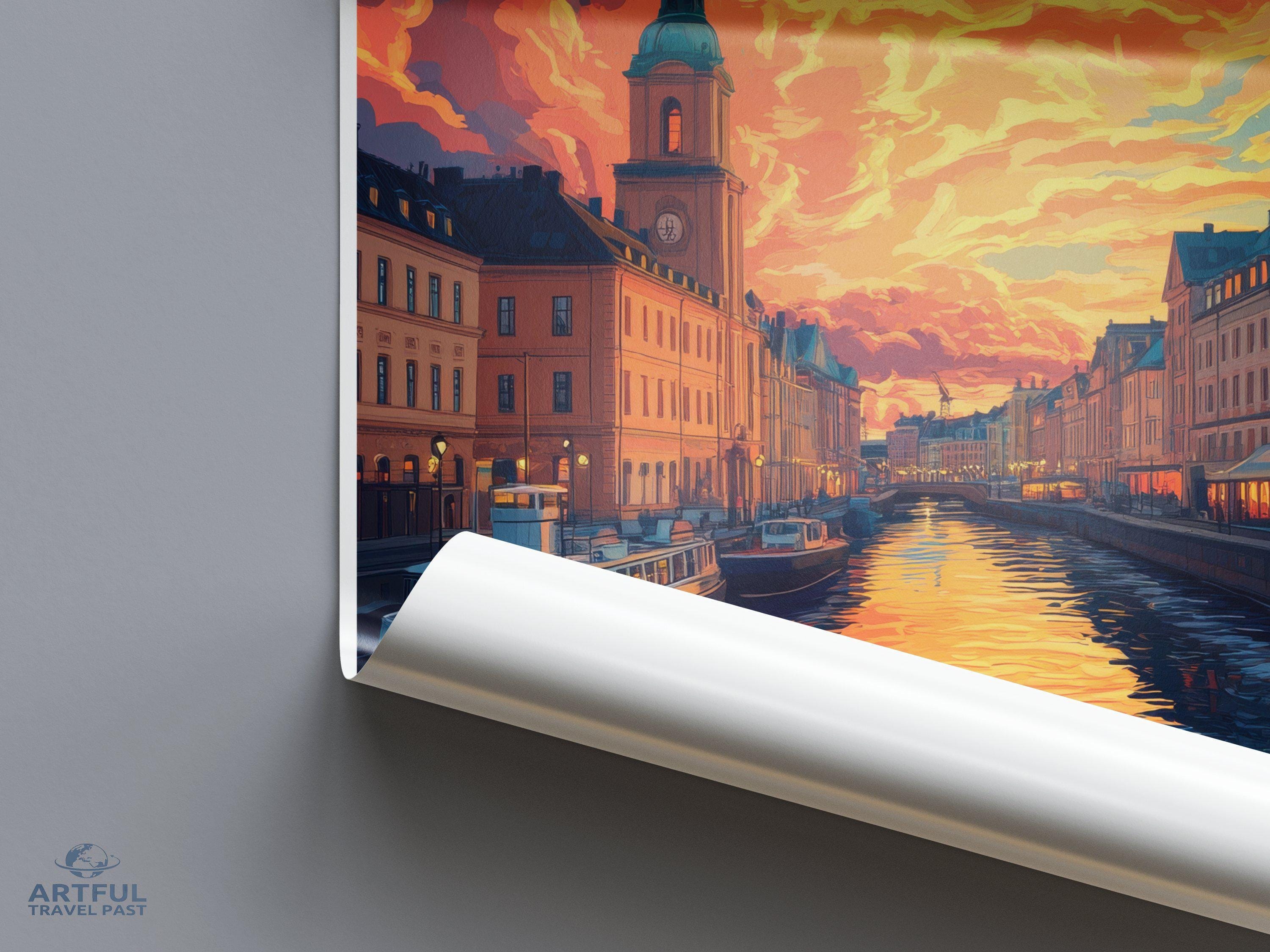 Göteborg Poster Poster - Sweden Wall Art