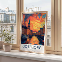 Göteborg Poster Poster - Sweden Wall Art