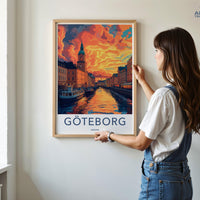 Göteborg Poster Poster - Sweden Wall Art