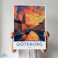 Göteborg Poster Poster - Sweden Wall Art