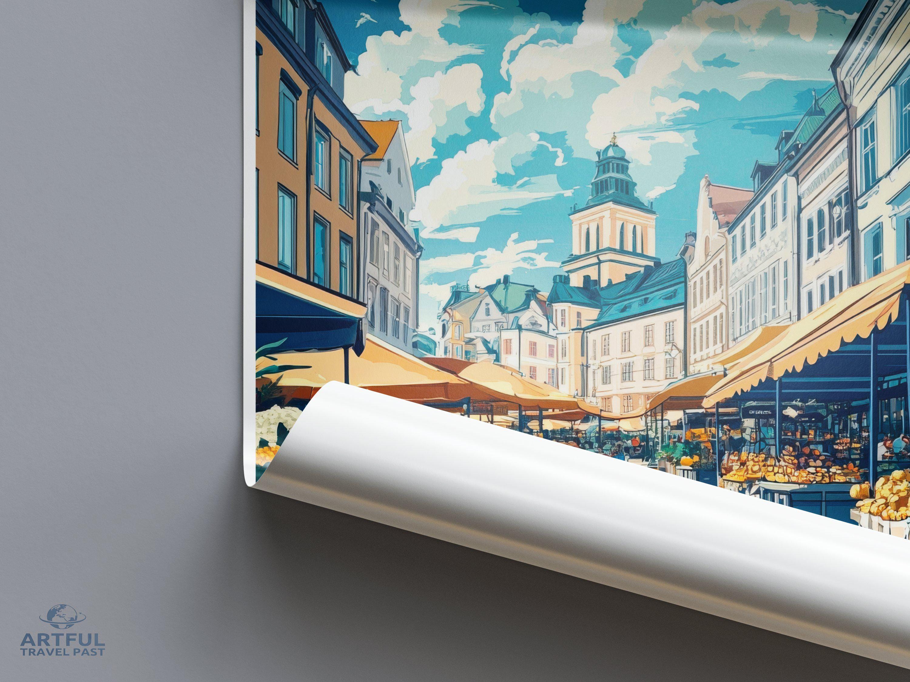 Göteborg Poster Poster - Sweden Wall Art