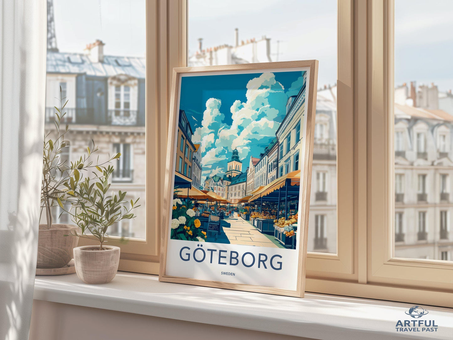 Göteborg Poster Poster - Sweden Wall Art